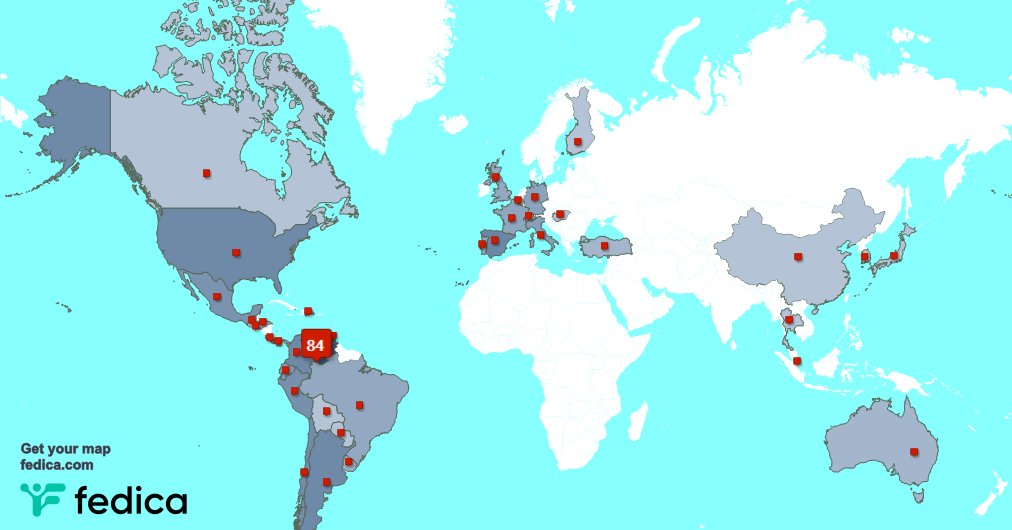 Tengo 2 nuevos seguidores, desde Venezuela 🇻🇪 durante la última semana fedica.com/!mitecnologico…