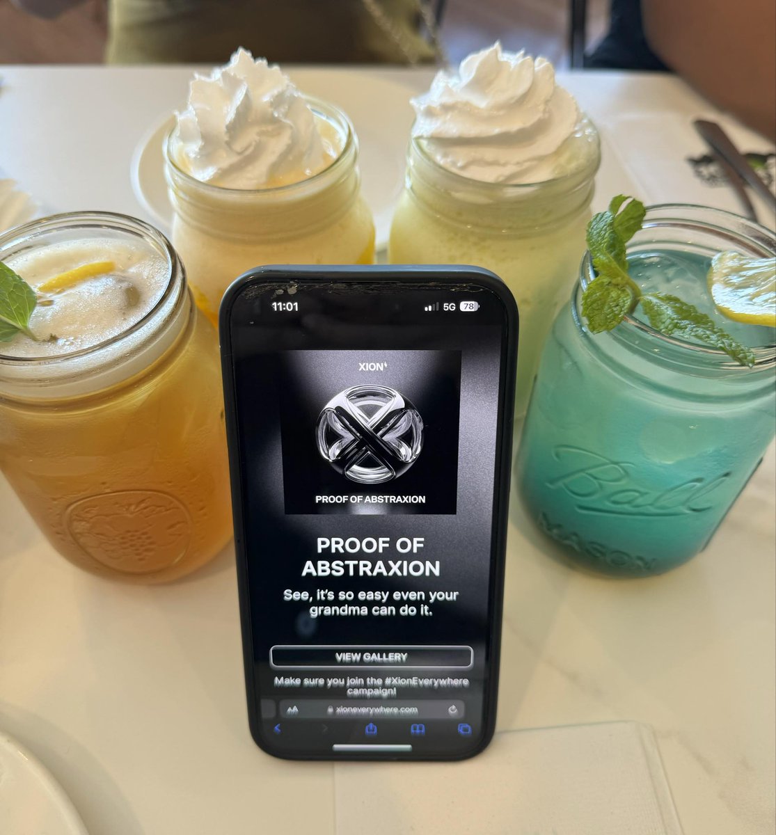 babs_nft's tweet photo. Xion is cooler than these drinks, nothing can beat its heat! 🔥  

#XionEverywhere https://t.co/jzifudUA7a
