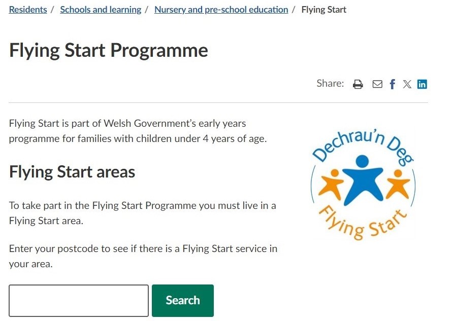 We're delighted to confirm the launch of our online postcode checker and application form for Flying Start Childcare as part of the @WelshGovernment's phased approach to expanding the programme. Use this search tool to check if you are eligible or not? anglesey.gov.wales/en/Residents/S…