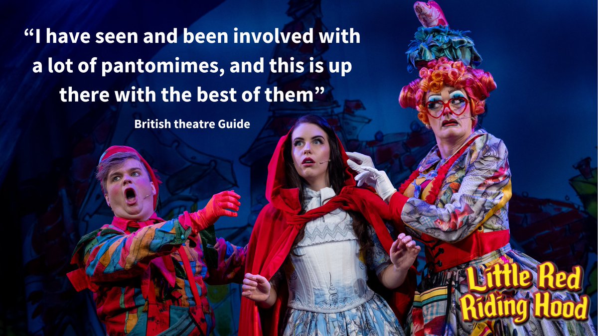 ⭐️ The reviews are in! Thank you to British Theatre Guide, you can read the full review here: bit.ly/43X8iyt Click here to get your tickets to Little Red Riding Hood: bit.ly/47ScIav 📸Wycombe 89 Media #thecustomshouse #littleredridinghood #easterpantomime