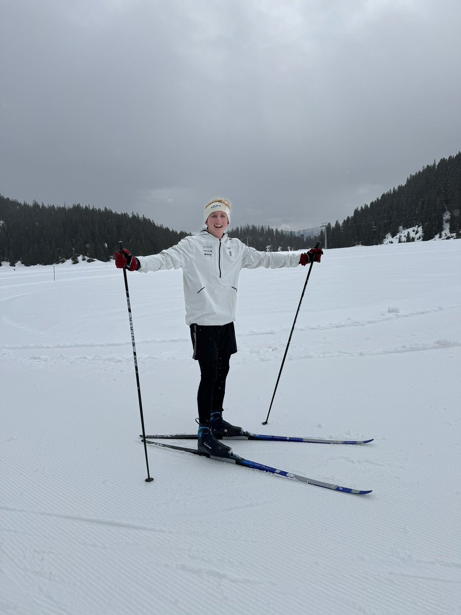 First time cross-country skiing was fun!🤙😜