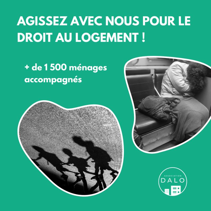 🔎 3000 enfants à la rue en 2023. 800 000  personnes sont sans domicile personnel : à la rue, en hôtel, hébergées  dans des structures ou chez des amis.

⚠️ Combien les rejoindront en cette fin de trêve hivernale ? 

Soutenez l'action de l'Asso DALO ! 
lnkd.in/e5f4KfdW