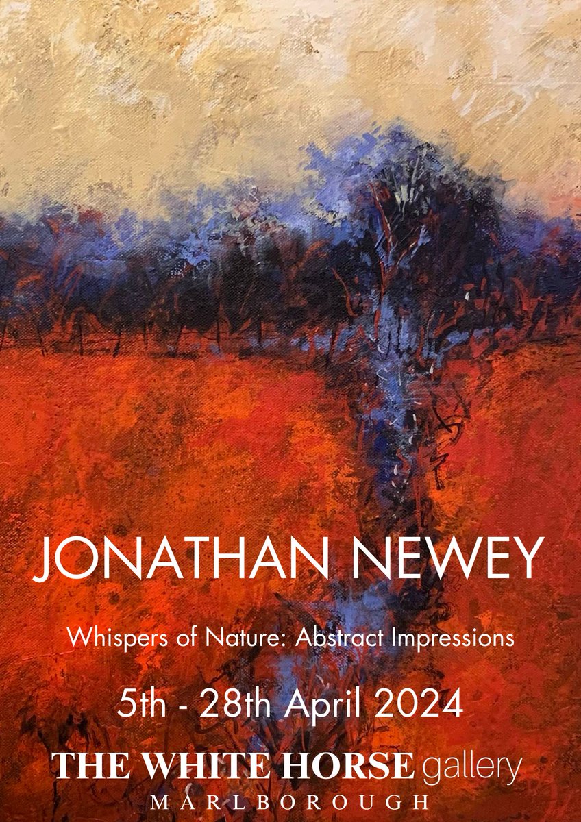NEW EXHIBITION 'Whispers of Nature: Abstract Impressions' by Jonathan Newey opens at The White Horse Gallery on Friday 5th April. Full details can be found here: whitehorsebooks.co.uk/blog/whispers-…