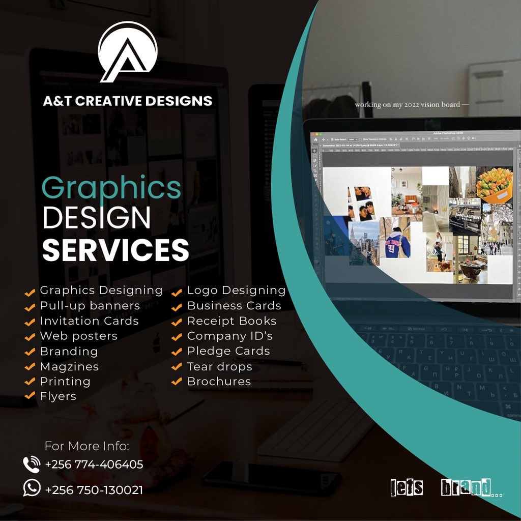 Inbox me on WhatsApp +256 774406405 for some.  For some nice graphics designing