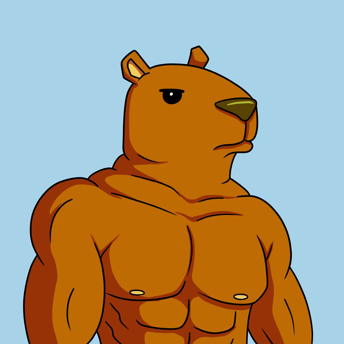 Capycashcoin's tweet photo. 🚀 Pumping iron and pumping markets! The $CPY capybara is in beast mode! https://t.co/2nZXtod2mv