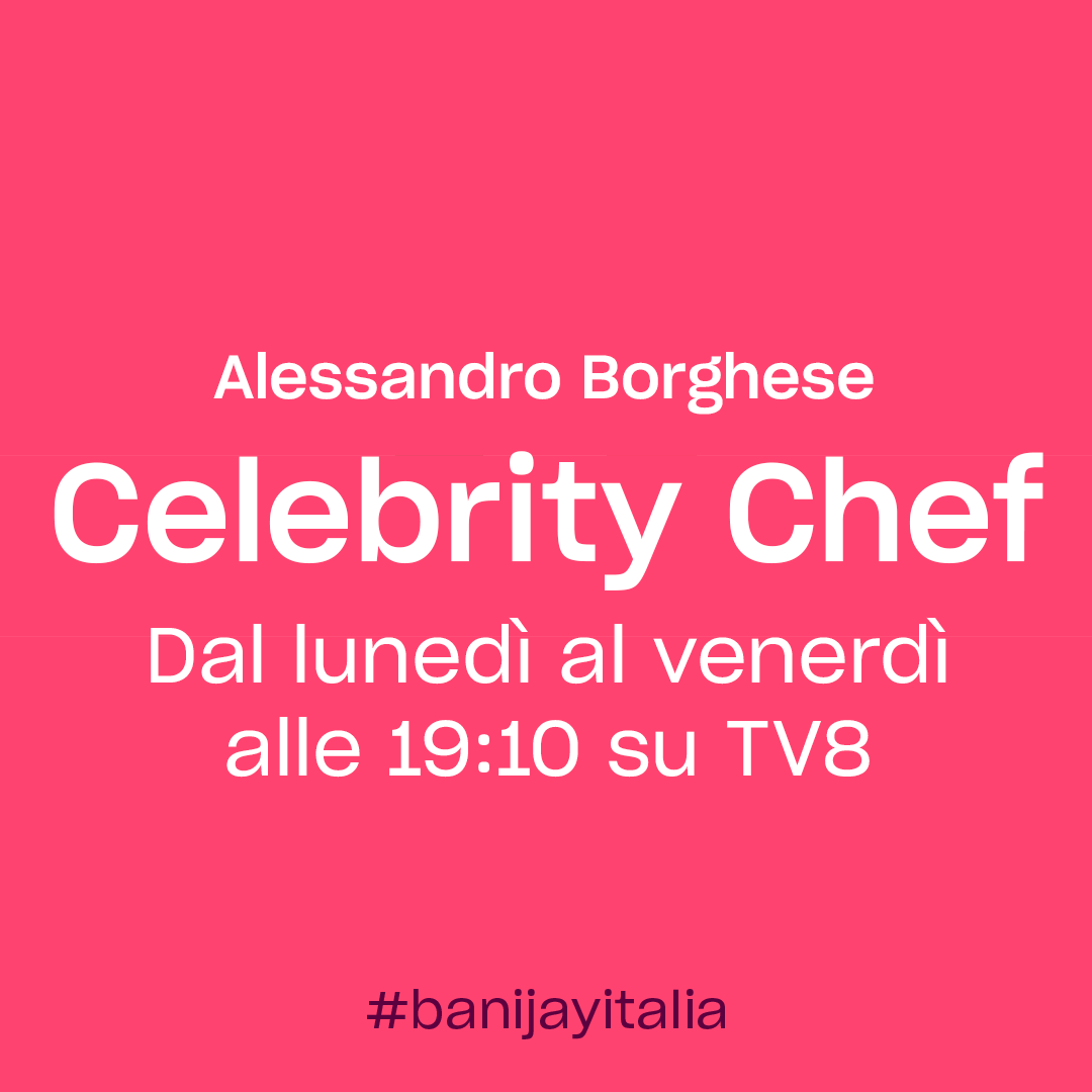 Continuano le sfide di #AleCelebrityChef, stasera si sfideranno <a href="/CostyCaracciolo/">Costanza Caracciolo</a> e <a href="/JulyMoreira82/">Juliana Moreira</a>! 👩🏻‍🍳
Il padrone di casa chef <a href="/BorgheseAle/">Alessandro Borghese</a> ha già preso posto con i giudici: chi vincerà il titolo di Celebrity Chef? ⭐️ Scopritelo alle 19:10 su <a href="/TV8it/">TV8</a> 📺 Una prod. #banijayitalia