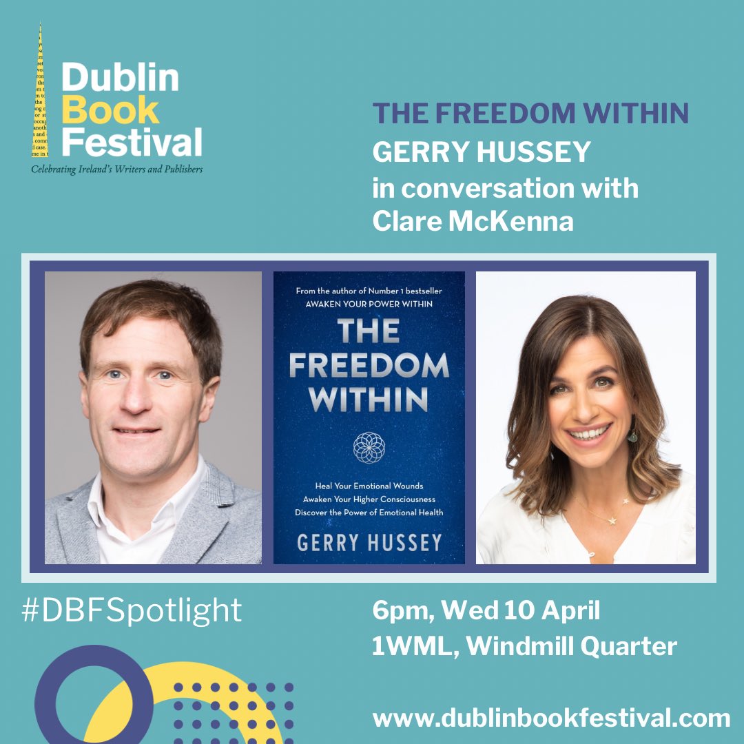 ✨This day week! Join us in person for this inspiring event as author and leading high performance coach Gerry Hussey discusses his powerful and insightful book The Freedom Within with Clare McKenna 🎟️➡️ bit.ly/49PMxT6 @HachetteIre