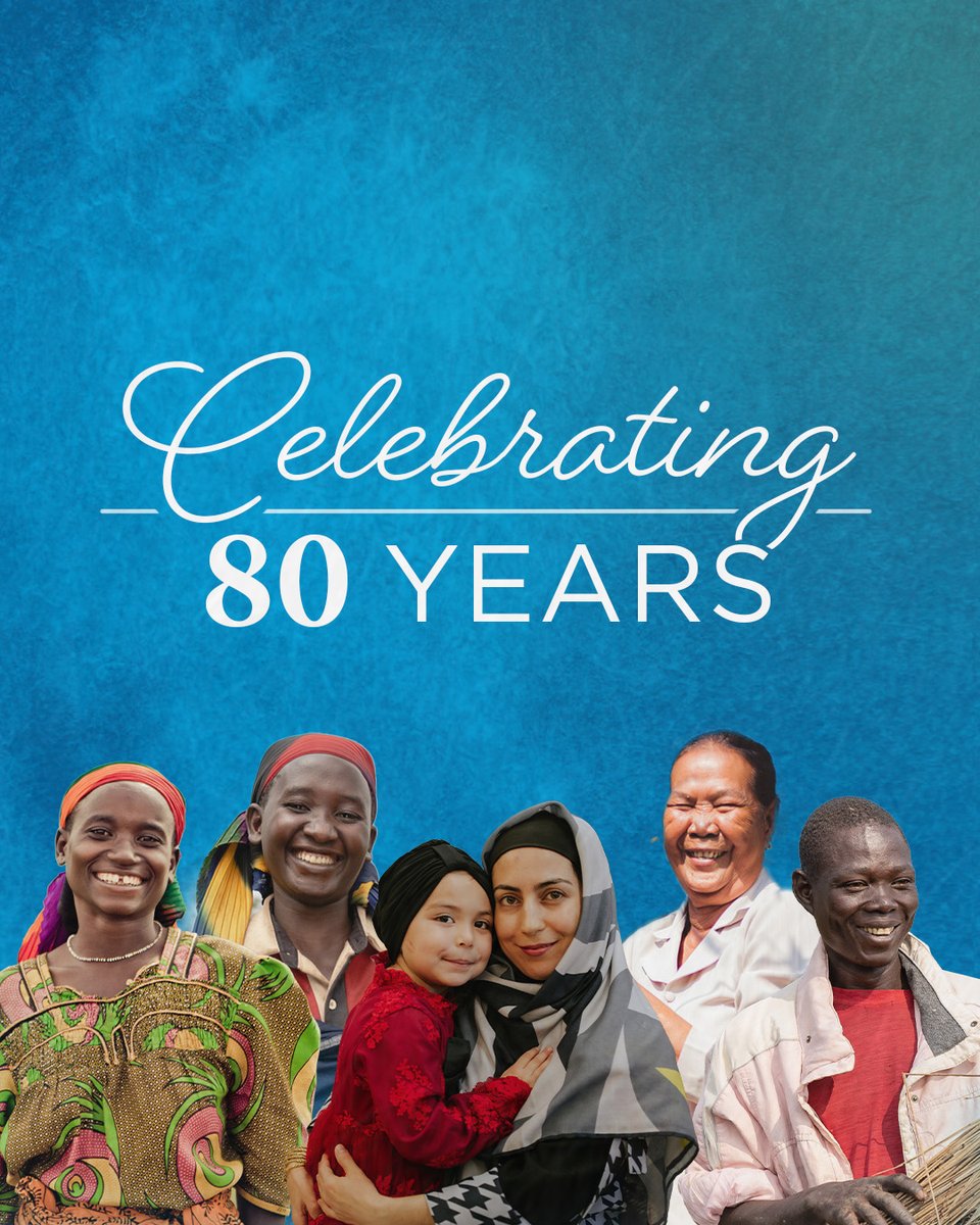 We’re celebrating our 80th birthday! 🎉 This year marks a monumental milestone as we reflect on 8 decades of engaging in the world’s greatest crises in partnership with the local church. Learn more about how you can be a part of our next chapter: bit.ly/3xhPnSz