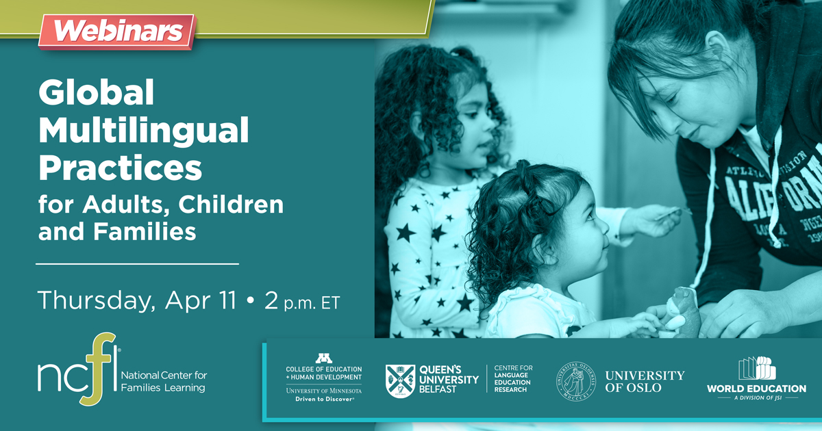 I am happy to be invited to share my work in this panel in which we will be discussing multilingualism as a gift and opportunity for families, children, and communities. If you want to attend, online check the link below. @QUBSSESW | @CLER_QUB familieslearning.org/event/april-we…