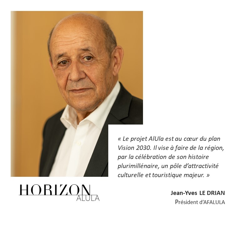 [HORIZON ALULA #5 📰] Découvrez l'Editorial de Jean-Yves Le Drian, Président d'@AF_ALULA, en ouverture du nouveau numéro d'#HorizonAlUla 👉 miniurl.be/r-4ndt