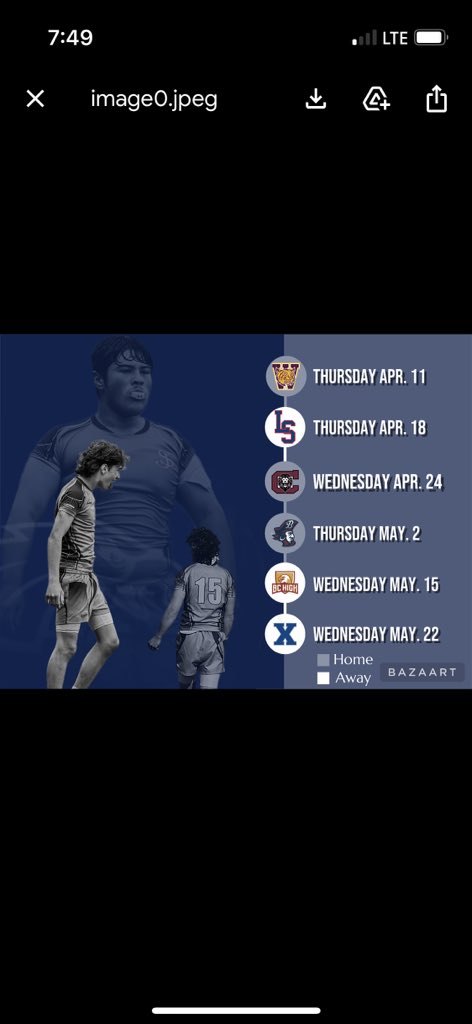 SCHEDULE ANNOUNCEMENT! Come out and support Team 22 of SJP Rugby as they try to make 2024 one to remember! #SoarAsOne #Team22 #SJPRugby  <a href="/sjpathletics/">SJP Athletics</a>