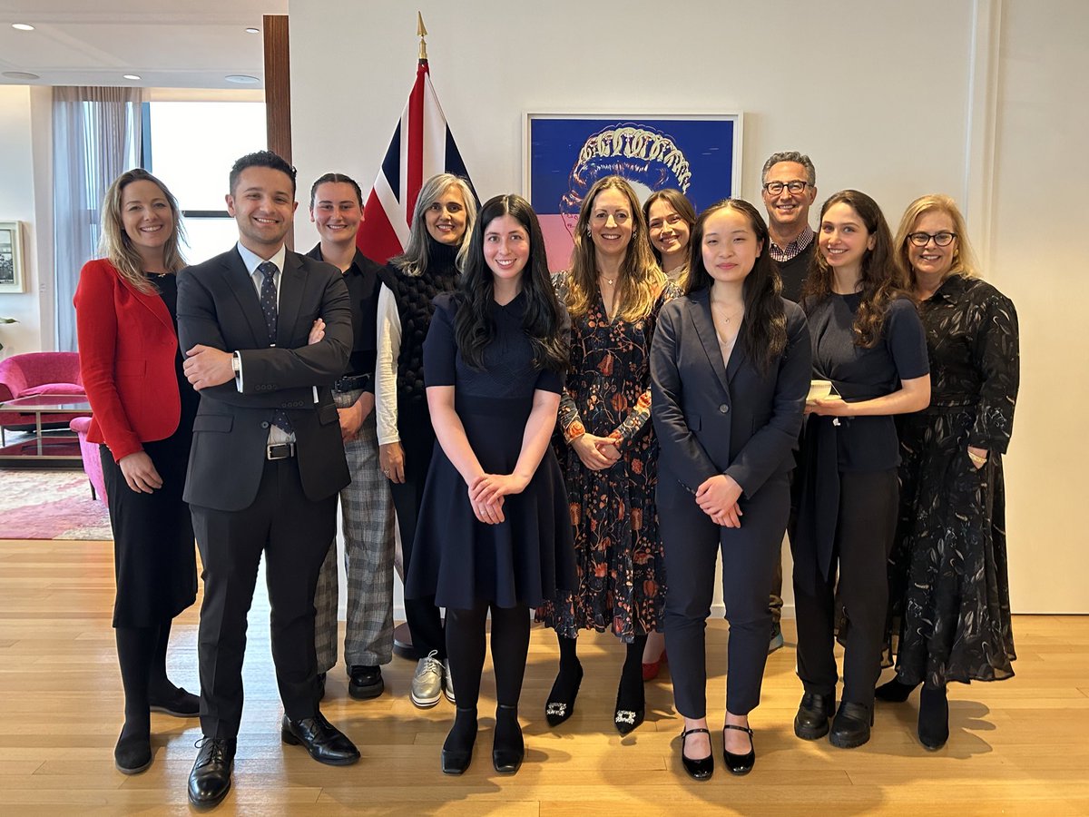 Hannah Young (@hannahyoungnyc) on Twitter photo Excited to host a send off tea for our 2024-25 <a href="/MarshallScholar/">Marshall Scholars</a> cohort, who will shortly head to ๐ฌ๐ง to begin their studies. The Marshall Scholarship has crafted lifelong ambassadors for the UK - US relationship, and we're very lucky to have a strong community of <a href="/MarshallAlums/">Association of Marshall Scholars</a> Excited to host a send off tea for our 2024-25 <a href="/MarshallScholar/">Marshall Scholars</a> cohort, who will shortly head to ๐ฌ๐ง to begin their studies. The Marshall Scholarship has crafted lifelong ambassadors for the UK - US relationship, and we're very lucky to have a strong community of <a href="/MarshallAlums/">Association of Marshall Scholars</a>