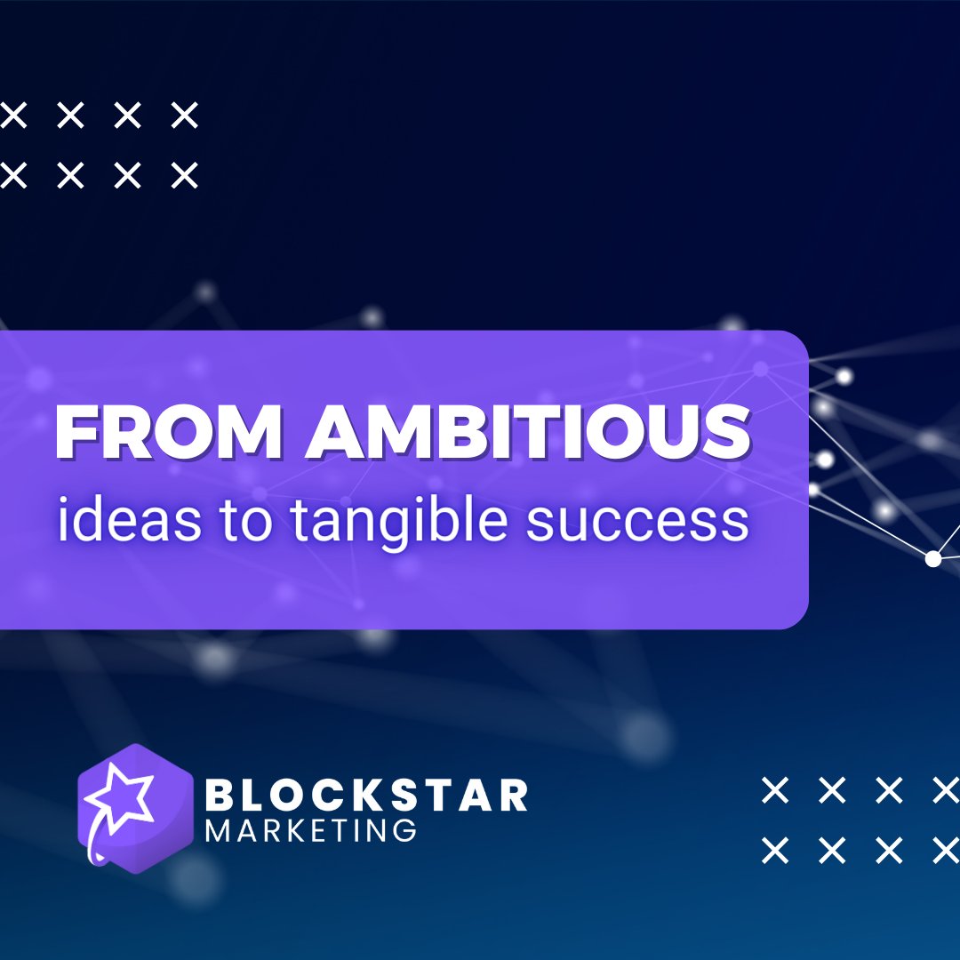 Navigate the blockchain revolution with Blockstar Marketing. From ambitious ideas to tangible success – we're your guide in the digital landscape, offering comprehensive digital marketing solutions. 🚀🌐

#blockchain #marketing #digitalmarketing #success #digital