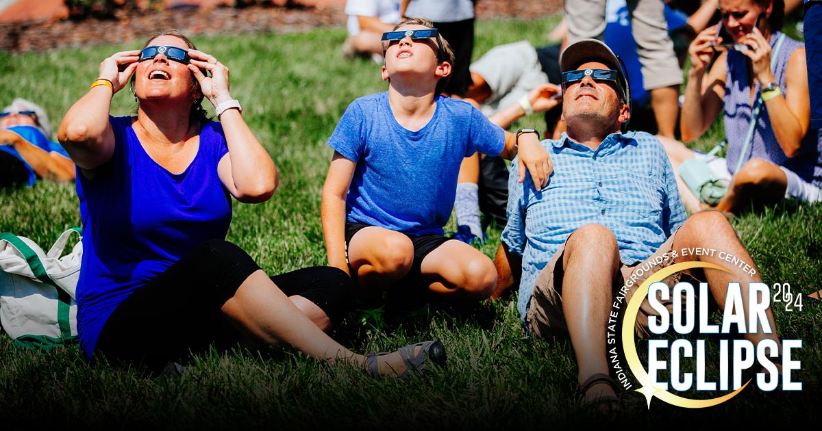 Attention all eclipse enthusiasts! 🌚📣 Join us at the Indiana State Fairgrounds for a day of cosmic fun! Beat the eclipse traffic & arrive early for a day filled with live music, family-friendly activities & more! Don't miss out – get your tickets now >> bit.ly/3vqaPns