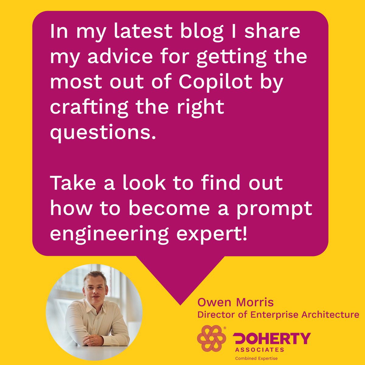 Are you asking Microsoft Copilot the right questions? 

Crafting these questions has become a skill in itself, known as prompt engineering. 

In our latest article, we share our tips for using #Copilot to save time and deliver better work. 
eu1.hubs.ly/H08nXMp0