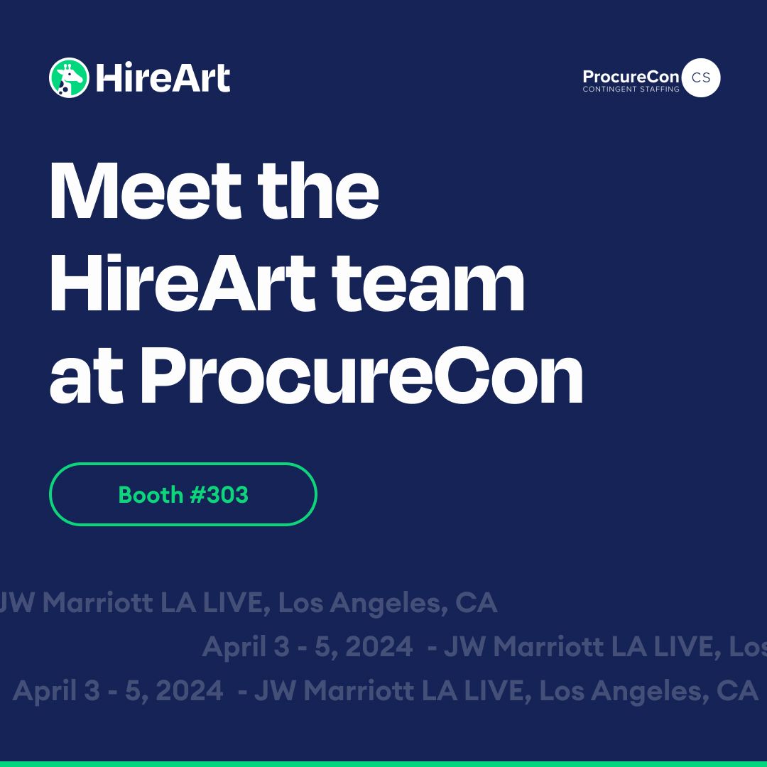 ProcureCon 2024 kicks off today! Be sure to stop by booth 303 to learn why managing your own contract workforce is now easier than ever. See you there!

#procurecon2024 #extendedworkforce #contingentlabor #contingentworkforce #staffing #talentacquisition #procurement