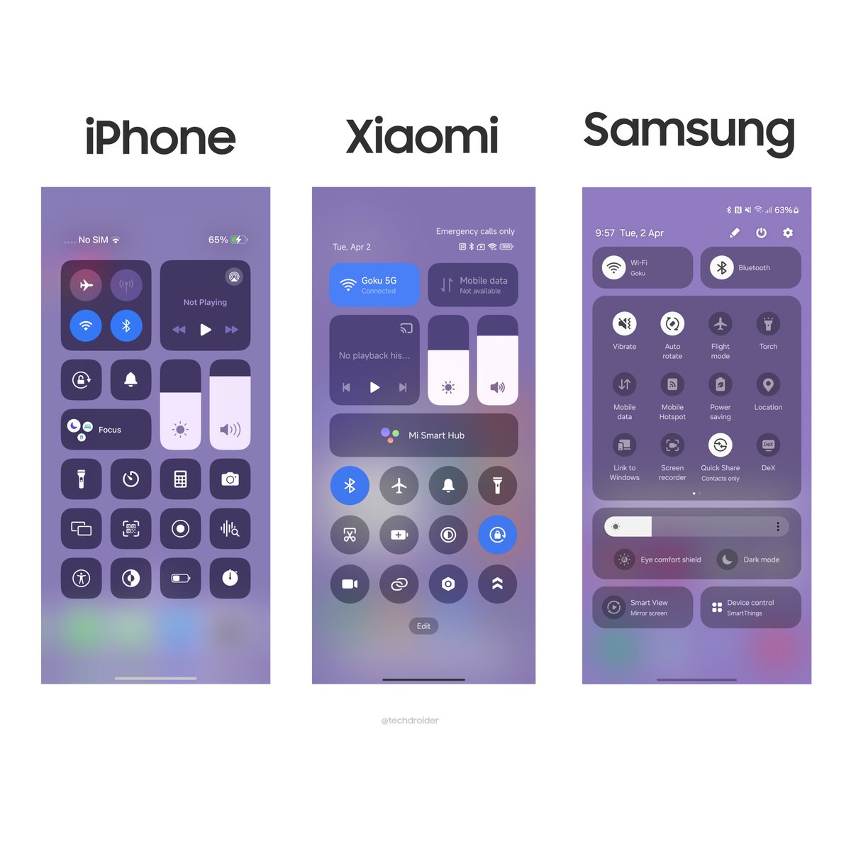 theonecid's tweet photo. Who's leading the Quick Settings interface design? 👀😎😎 https://t.co/NQjFGZj6LM