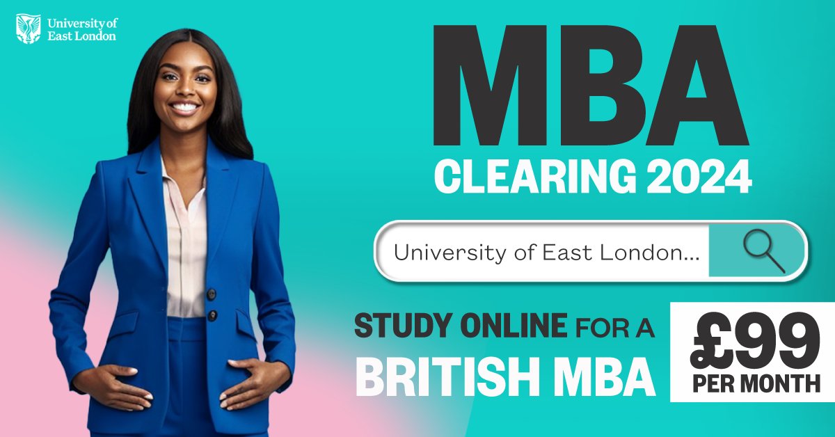 Unlock your potential with a British MBA degree from the University of East London – just £99 per month for online study. Don't miss out on this opportunity! 🎓💻 👉link.unicaf.org/3xlp2Dj . . . #Unicaf #UEL #scholarships #onlineMBA