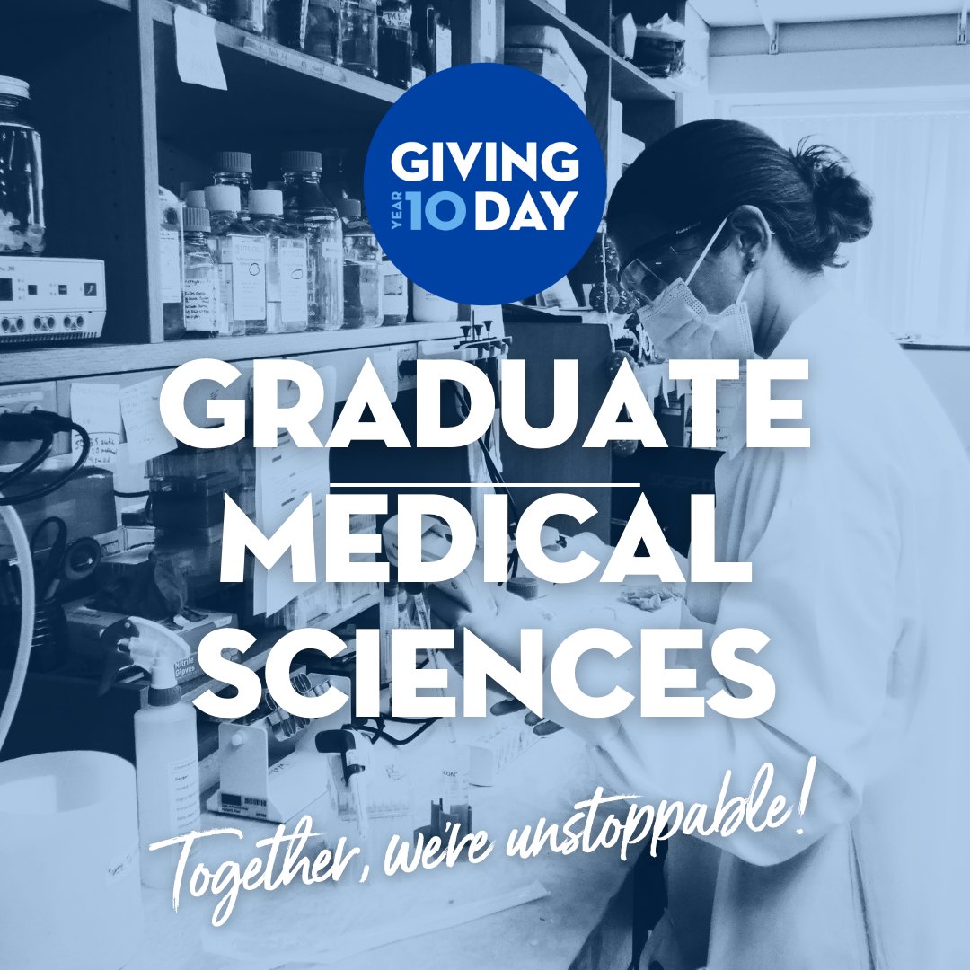 Today is #BUGivingDay! Help GMS advance our mission -- training future scientists, health care professionals and biomedical researchers to address health and wellness throughout our nation -- by making your gift at the link below today. #proudtoBU givingday.bu.edu/campaigns/grad…