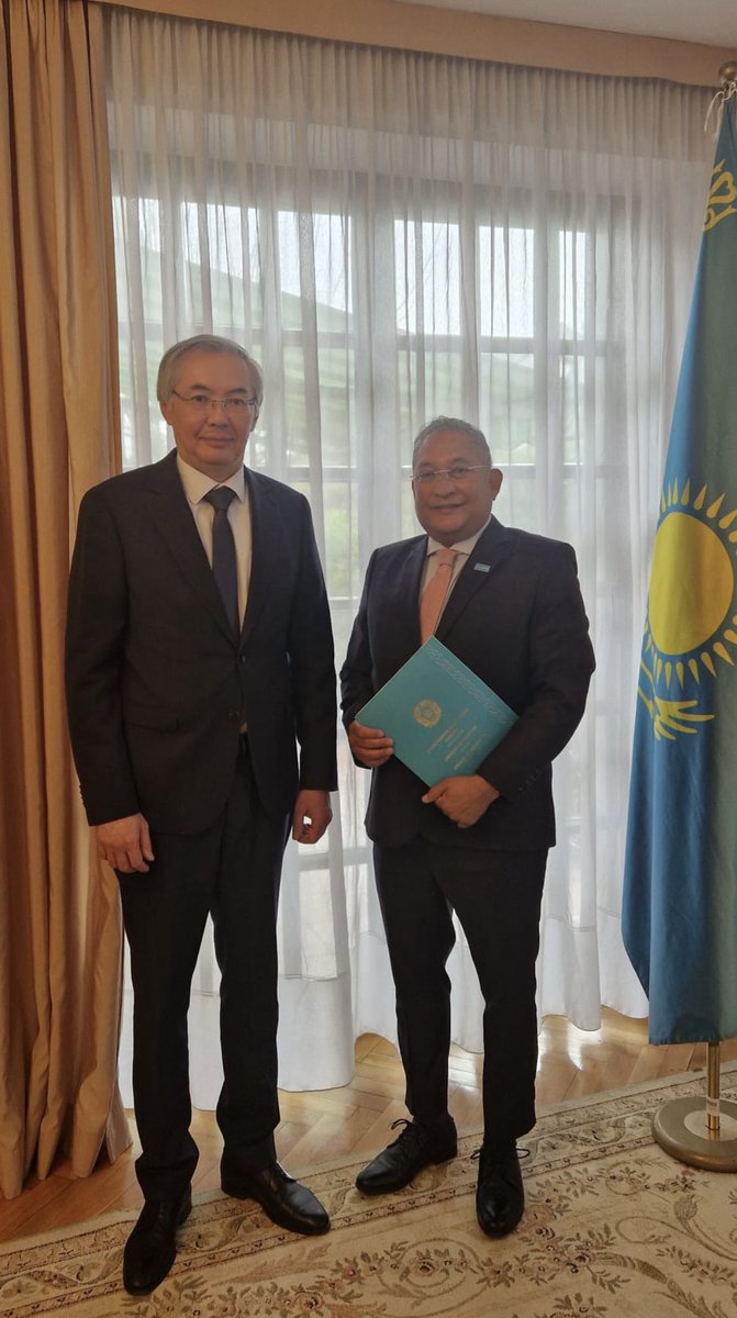 Thank you Mr Ambassador @kazakh_poland for the meeting today and great discussion about #UNICEF role in Kazakhstan. Very much looking forward to joining the great Team in @unicefkaz later this month.