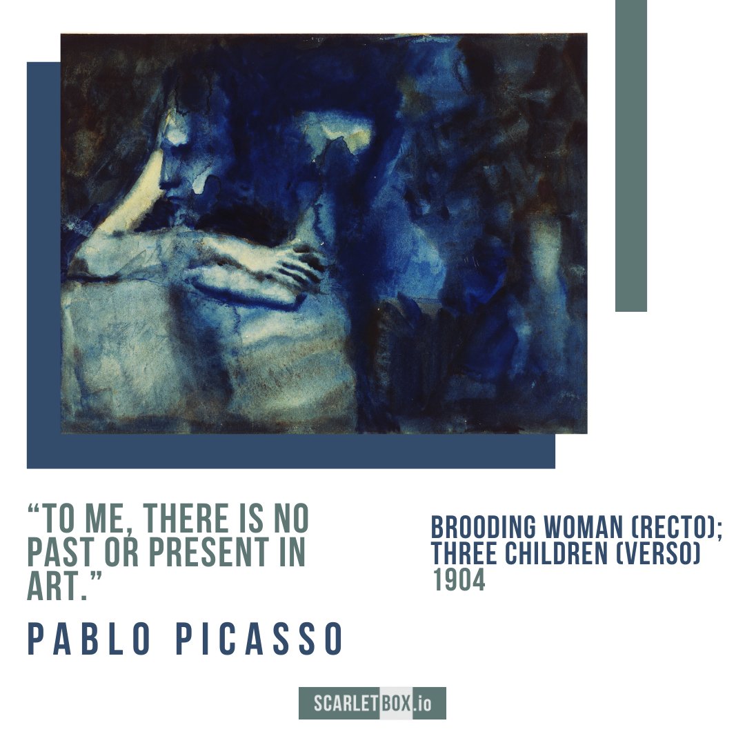 Scarletbox_io's tweet photo. Exploring art with Picasso's work from 1904 - it shows how art never gets old! 🎨

Picasso said, "To me, there is no past or present in art". What do you feel when you see this beautiful piece? 

#PicassoArt #ArtInspiration #ScarletBox https://t.co/E9zHIDJPV3