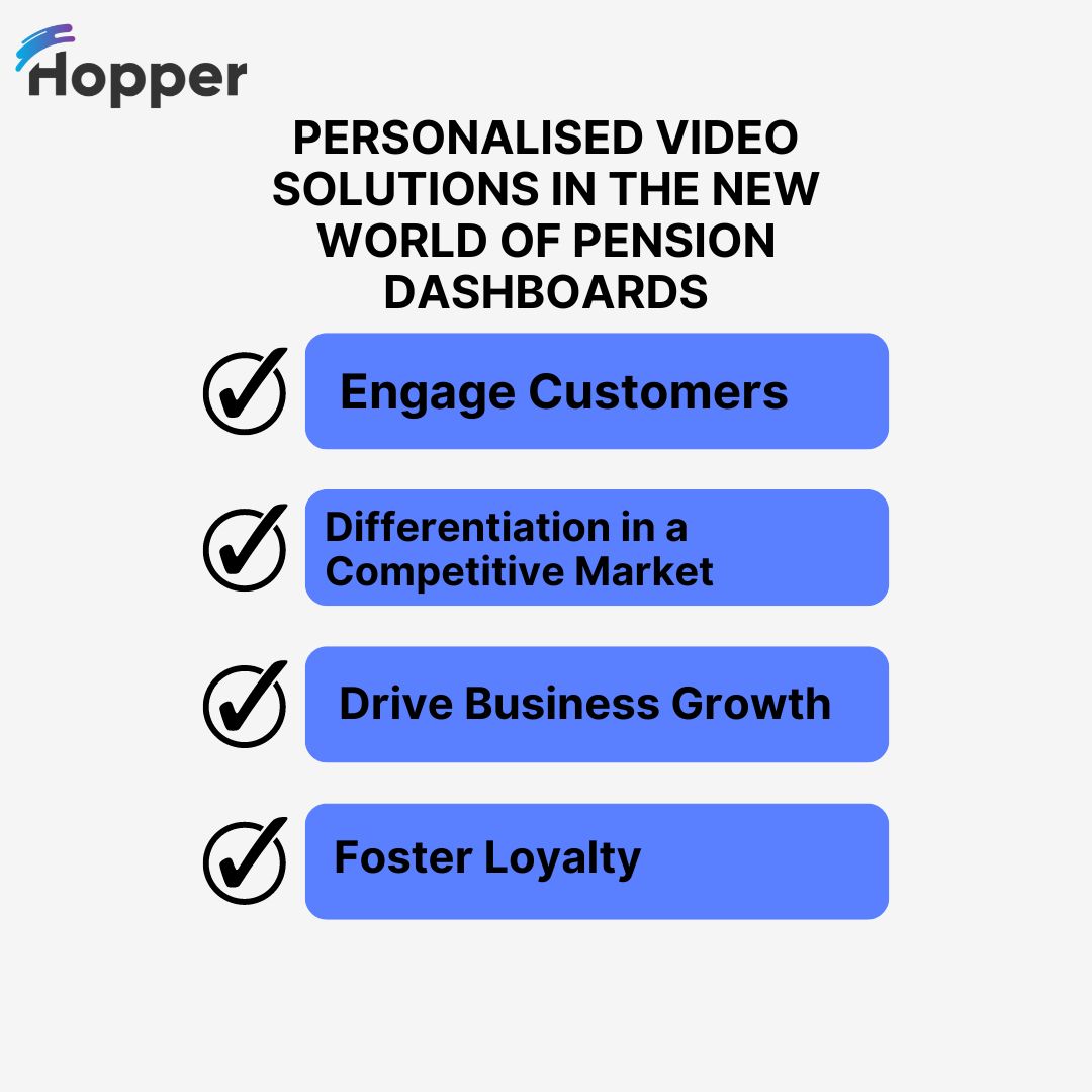 hoppervideo's tweet photo. Personalised video solutions are transforming pension dashboards. Engage customers, stand out in the market, drive growth, and foster loyalty with Hopper's innovative approach.

https://t.co/VZFogJINSU
sales@hoppervideo.com

#HopperVideo
#PersonalisedVideoSolutions
#DrivingGrowth https://t.co/3NPJHwVp2v