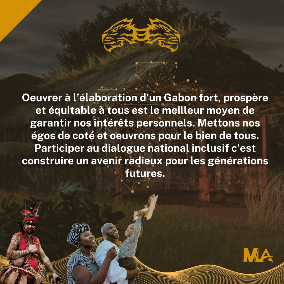 MikeAnguilet's tweet photo. Le Gabon est notre Village commun. Petit de par sa superficie et grand de par son potentiel, ce village qui nous a tout donné a soif de grandeur et nous avons le devoir de le reconstruire ensemble. https://t.co/CtzzdHwilo