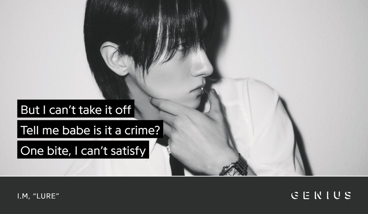 I.M (@IMxSMEK) is back! The MONSTA X member has released his third mini album #OffTheBeat led by the single "LURE"! Check out the lyrics to the song on Genius now!

#IM #아이엠 #LURE #임창균 

🔗genius.com/Im-lure-lyrics