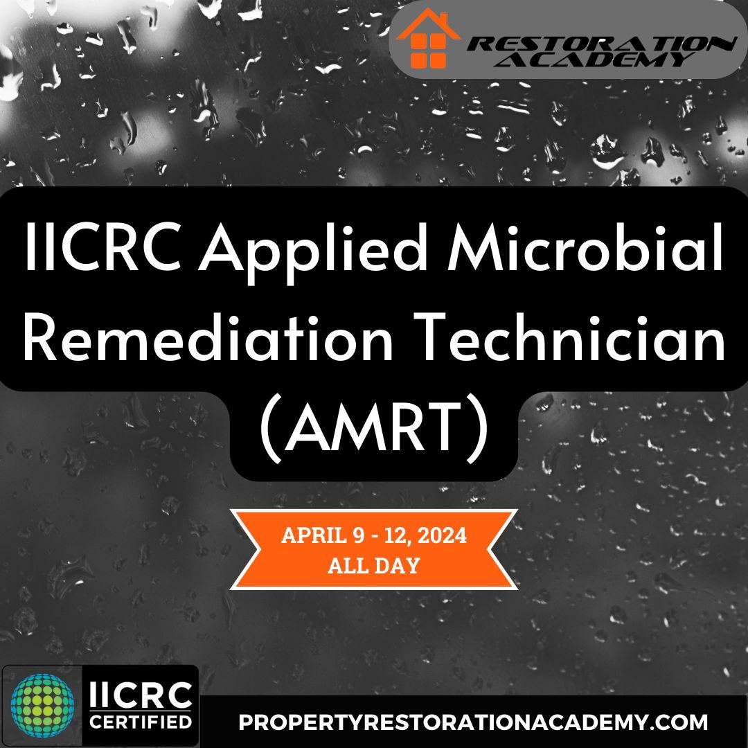 Restore_Academy's tweet image. Last chance alert! 

Grab one of the last few seats available for next week's AMRT class on April 9 - 12, 2024.

Elevate your skills in Applied Microbial Remediation! Secure your spot now before it's gone! #AMRT

Register here:  buff.ly/3nE7wzN