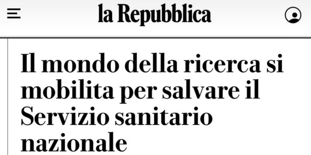 Anche la scienza lancia un grido di allarme: così il servizio sanitario muore, chi è ricco si potrà curare gli altri no. Questa è la destra. #sanità #tagli #diseguaglianze