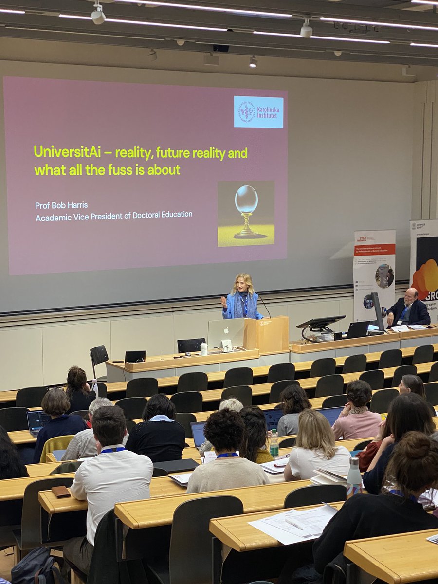 Reality check on UniversitAI - our first Session is about how to support the critical, creative, autonomous, innovative risk-taker with AI. #PRIDEConference