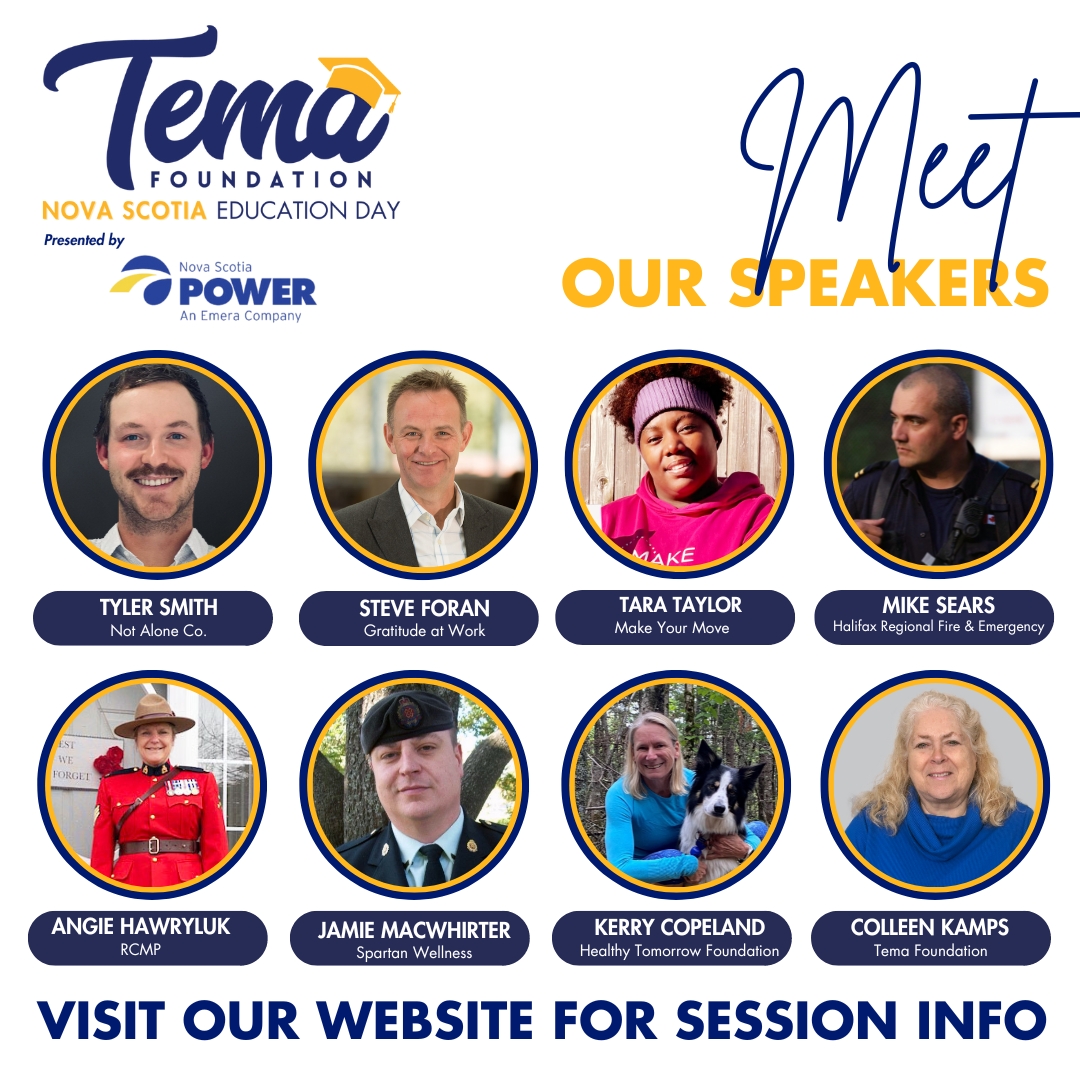 The #temafoundation NS Education Day presented by #NovaScotiaPower is just around the corner - taking place next month. We'd like to introduce to you some of our esteemed speakers who will be sharing their valuable insights with us. Register visit tema.foundation/education-day-…