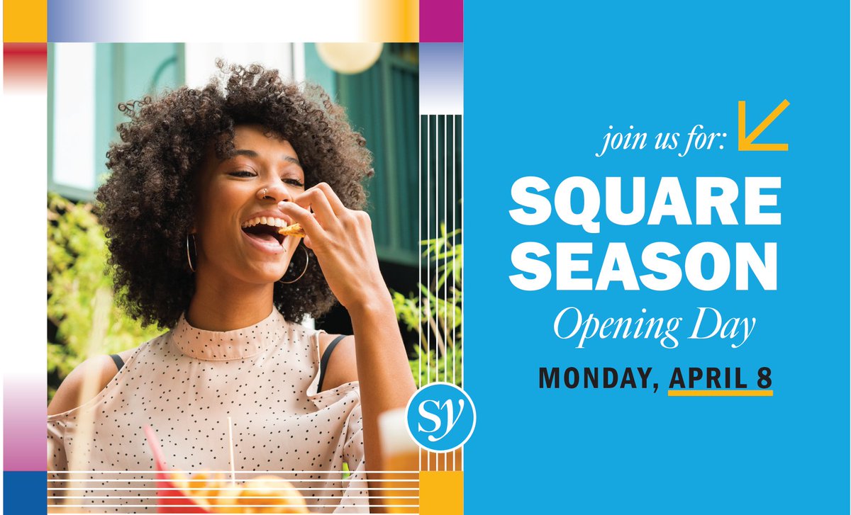 Kick off Square Season at Drexel Square on Mon 4/8:
🍩 Federal Donuts food truck, 8am-2pm 
🎶 Live music lunch hour 12-1:30pm
🌻 Build Your Own Bouquet, 4-6pm
🧘 Movement Monday: Yoga in the Yard, 6pm
🎨 "Picture Me Philly" art class with Artsi Philly, 6pm
schuylkillyards.com/whats-happening