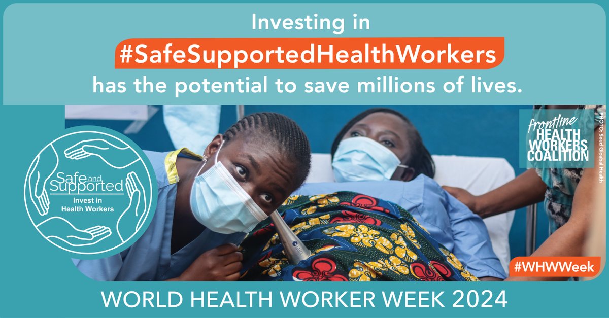 The Africa Health Workforce Investment Charter provides a platform for governments & partners to invest in more #SafeSupportedHealthWorkers. We urge leaders and donors to participate in the Forum in May to officially launch the Charter & make concrete commitments. #WHWWeek