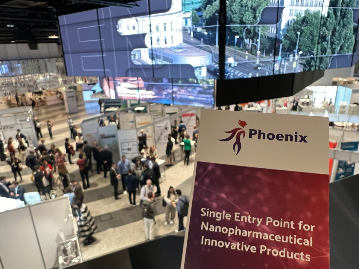 At the 14th World Meeting on Pharmaceutics, Biopharmaceutics and Pharmaceutical Technology (#PBPWorldMeeting) in Vienna from 18-21 March, @susanne_resch of @bionanonet presented a poster for PHOENIX-OITB. 

The event attracted hundreds from industry and research in pharma.