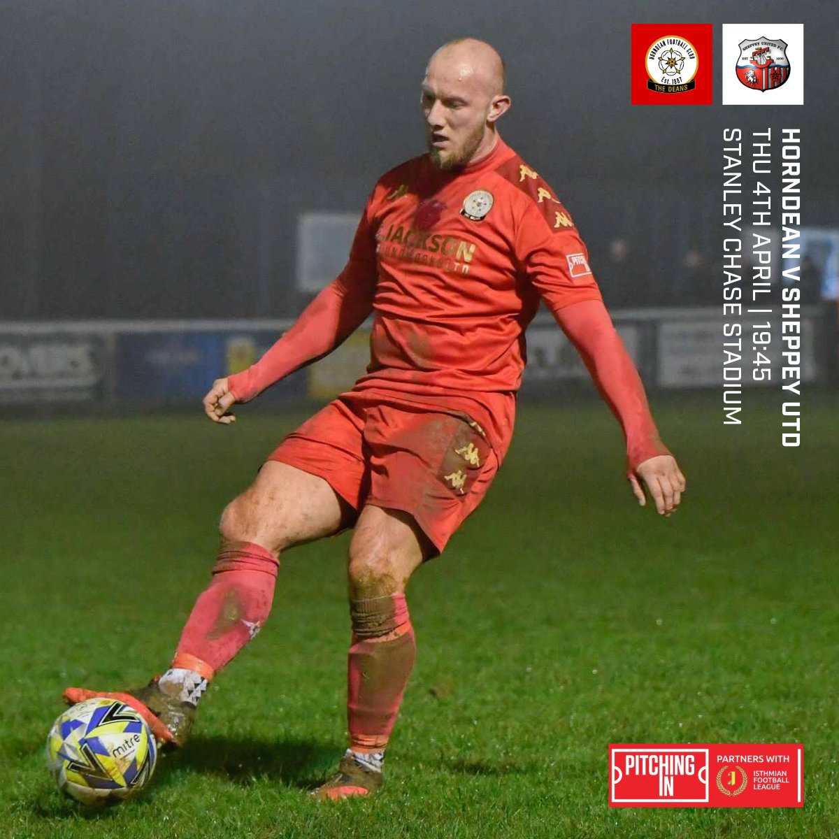 Next Up | <a href="/SheppeyUFC/">Sheppey United FC</a>  (H)

📅 Thursday 4th April
🏆 <a href="/IsthmianLeague/">The Pitching In Isthmian League</a>
🏟️ Stanley Chase Stadium, PO8 9NZ
⏰ 19:45 Kick Off
⚠️ Pitch inspection at 12:00

#UpTheDeans