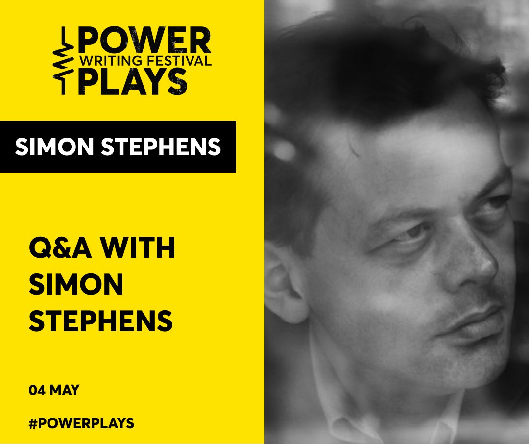 We're looking forward to having @StephensSimon at the Old Electric for #PowerPlays 😍 He'll literally answer any questions! Sat 4 March @ 10am 👇Book your place👇 theoldelectric.co.uk/event/qa-with-… #Blackpool #QandA #simonstephens #theatre #playwright