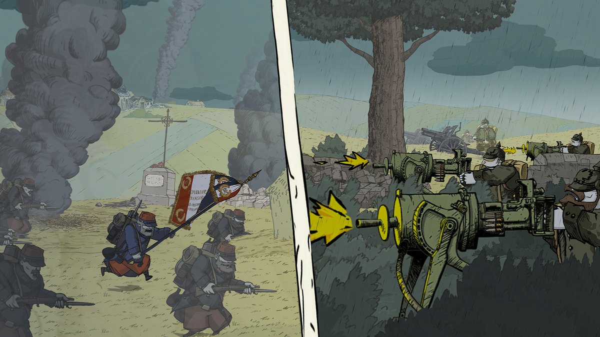 In #ValiantHearts The Great War, live the outbreak of a conflict never seen before in Europe. Amidst the conflict, many souls will see their destinies cross, as they fight to survive and keep their humanity.