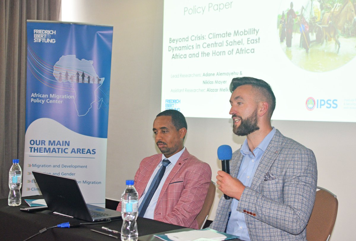 After an engaging and extensive study, @IPSS_Addis & @fes_ampc are set the launch the “Beyond Crisis: #ClimateMobility Dynamics in Central #Sahel, East #Africa, and the Horn of Africa” policy paper.
