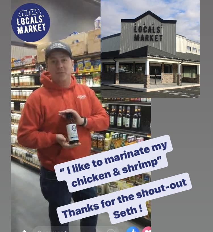 ChefTimFoods's tweet photo. “Chef Tim’s Sweet Balsamic Vinaigrette…. I like to marinate my chicken and shrimp.”… Thanks for the shout-out Seth!  @ Locals Market  
#GlutenFree
#ChefTimsSweetBalsamicVinaigrette
#Salad #SaladForDinner #EasySalad #SaladEveryDay
#familyowned
#DressingAndMarinade https://t.co/oqnsf8ENnX