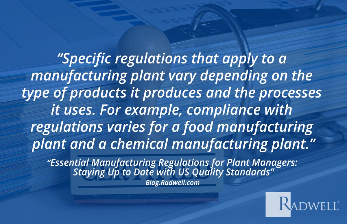 Ensuring quality regulations are met is essential for seamless operations. Are you well-versed in industry standards? Keeping up is crucial for maintaining your company's reputation and success. Check out our latest article for insights on this topic. hubs.ly/Q02qYBLP0