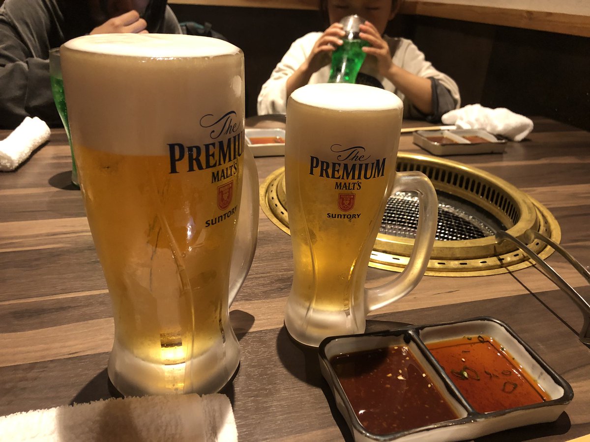 enagoruk01's tweet photo. 肉ニクゥ〜妻の誕生日🍺🎉
#息子のフライング https://t.co/UAl98Jaoki