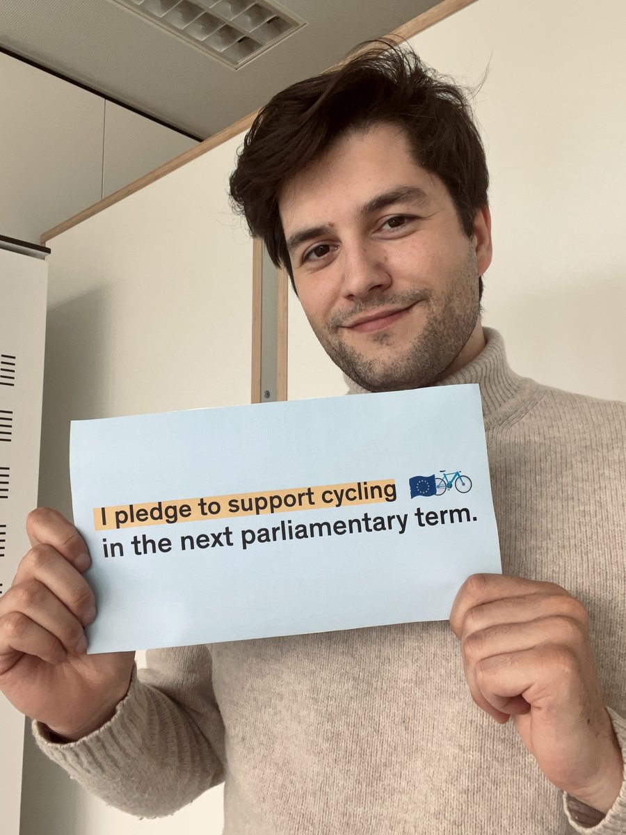 I've taken the pledge. Because it's common sense. It's also what every mobility expert will tell you, what every urbanist and architect will tell you too. Our cities need us to walk, cycle and take public transportation. #VoteBikeEU #Luxembourg #EUElections