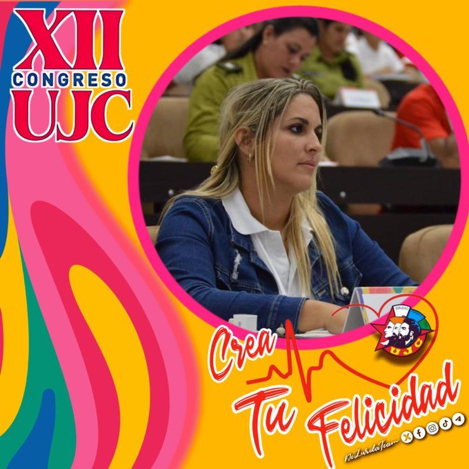 Hoy comienza el #12CongresoUJC. Tiene plena vigencia lo dicho por #Fidel: "El joven comunista tiene que ganarse a los demás jóvenes, conquistarlos para su causa, ganarlos con su ejemplo, atraerlos a las filas de la Revolución". #CreaTuFelicidad.