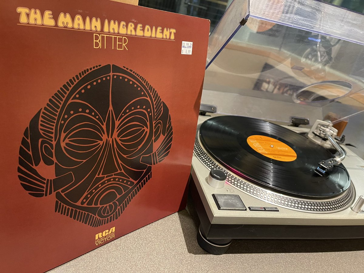 The Main Ingredient’s 4th album ‘Bitter Sweet’ was their first to feature lead singer Cuba Gooding, Sr (dad of actor Cuba Gooding, Jr). “Everybody Plays the Fool” was a major hit in 1972. The song was a hit again in 1991 when it was covered by Aaron Neville. #VinylTapCurrent