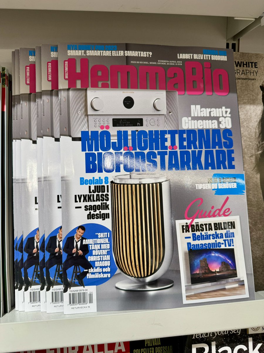 ChristianMagdu's tweet photo. Nya numret av #Hemmabio är ute nu. In i kiosken och haffa ett ex vetja! #intervju #actorslife https://t.co/CJV9UwH8UK
