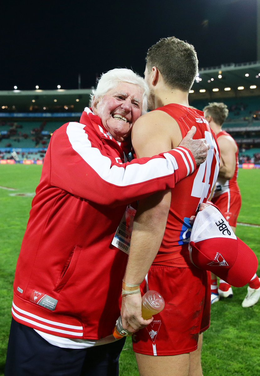 Sydney Swans (@sydneyswans) on Twitter photo We know he’s up there shaking down the thunder from the sky ❤️
Kenny’s birthday today, he would have been 95.
#Bloods <a href="/Kenny_SCG/">Kenny Williams</a> We know he’s up there shaking down the thunder from the sky ❤️
Kenny’s birthday today, he would have been 95.
#Bloods <a href="/Kenny_SCG/">Kenny Williams</a>
