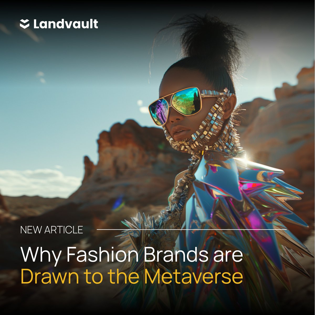 The market for fashion in the metaverse will surge to $6.61 billion by 2026 according to @blocktechbrew 👗 Over the past few years, we've seen various fashion brands like @gucci and @Burberry swoop to 3D digital spaces. But why? 📖 landvault.io/blog/why-fashi…