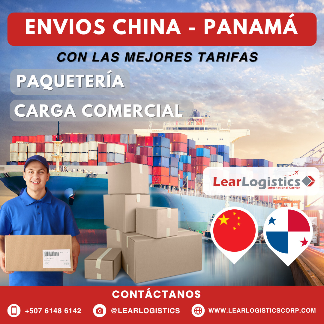 🌏✈️ ¡Tu puente entre China y Panamá! 🇨🇳➡️🇻🇪

¿Buscas la mejor opción para tus envíos desde China a Panamá? ¡Lear Logistics es tu solución! 🚀

📦 Paquetería y Carga Comercial: No importa el tamaño, entregamos tus paquetes con la máxima eficiencia y cuidado.

#EnviosChinaPanama