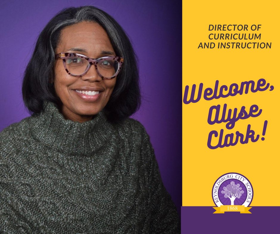 Meet Alyse Clark, the new director of curriculum and instruction. Find out what she's looking forward to in her new role: tinyurl.com/4dt5vh9t #REYNProud